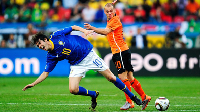 Kaka_Brazil_Wesley Sneijder_Netherlands